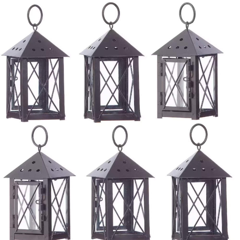 Ashland 5" Mini Tea Light Lanterns, 6 ct. (NEW IN BOX)